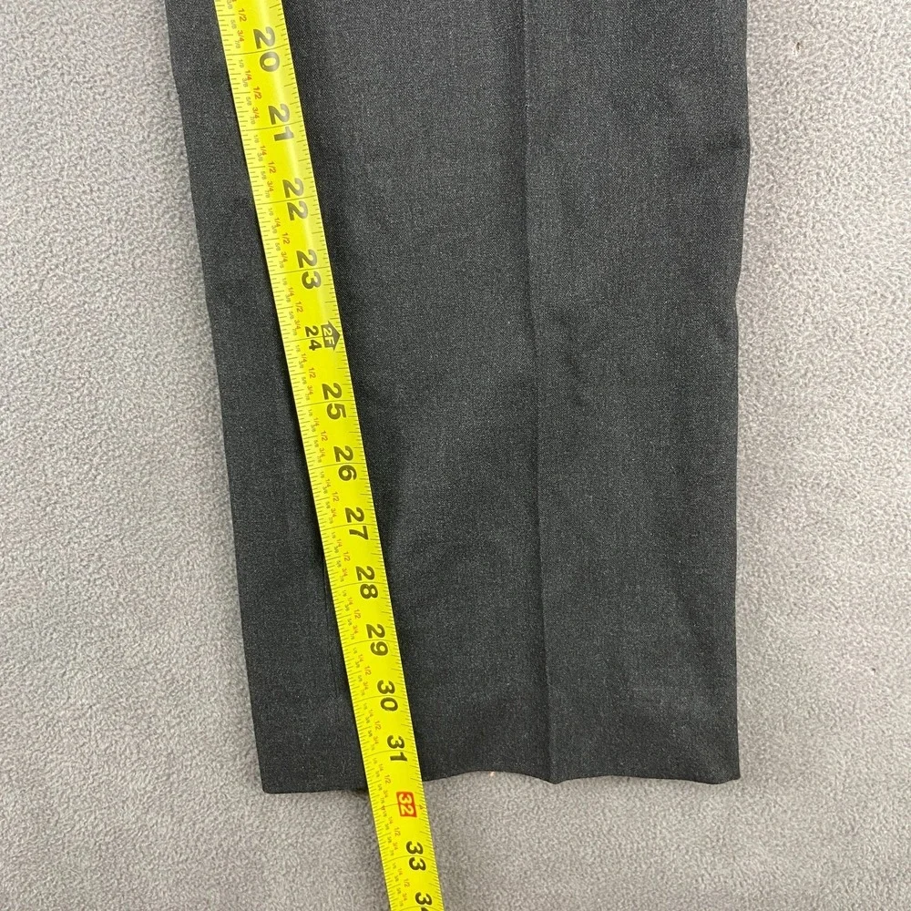 Ann Taylor Margo Dress Pants Womens 2‎ Charcoal Gray Formal Oxford Straight Leg